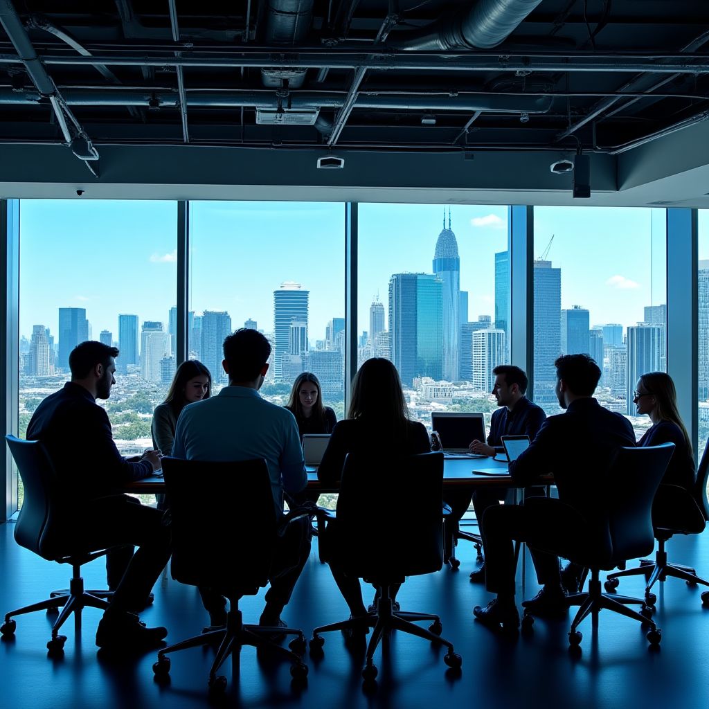 Equipo de FinTech Argentina en su oficina principal