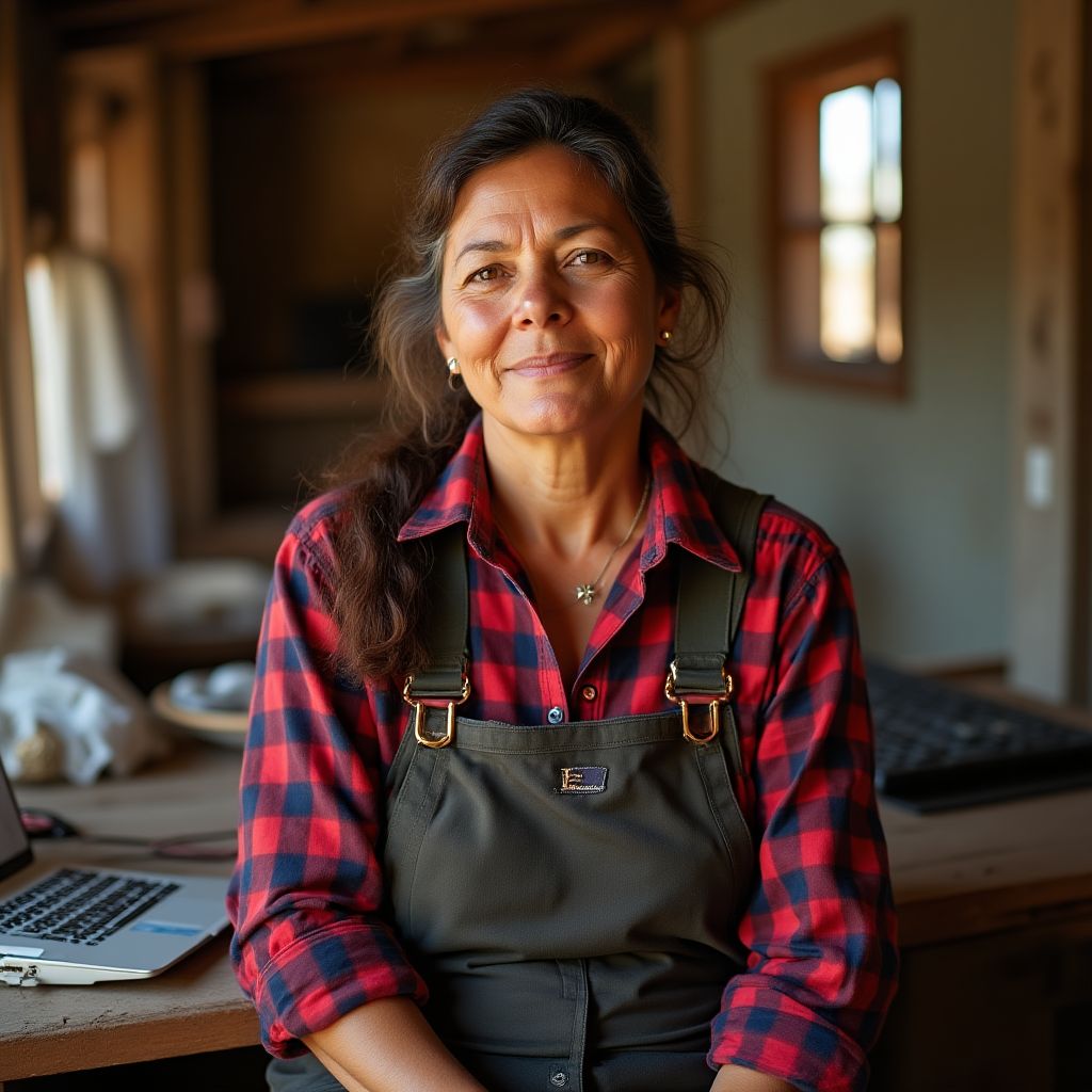 Foto de Valentina Rojas, Coordinadora de Comunidad Rural Conectada